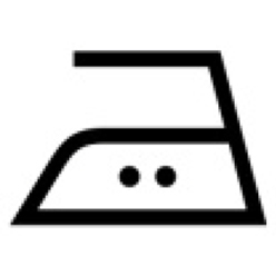 mäßig heiß bügeln - max. 150°