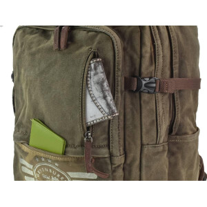 Rucksack "Harvard" Aviator Canvas khaki