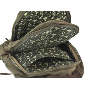 Rucksack "Harvard" Aviator Canvas khaki