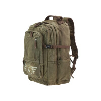 Rucksack "Harvard" Aviator Canvas khaki