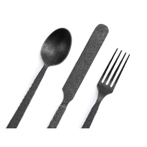 Besteckset Flatware Edelstahl – 6-teilig für 2 Personen im Vintage-Look