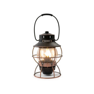 LED-Laterne Railroad – Vintage Eisenbahn-Design mit Akku - antik bronze