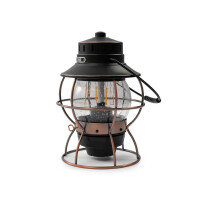 LED-Laterne Railroad – Vintage Eisenbahn-Design mit Akku - antik bronze