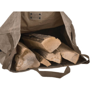 Feuerholz-Tasche "Neelum" Canvas khaki
