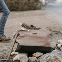 Feuerholz-Tasche "Neelum" Canvas khaki