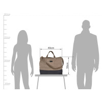 Feuerholz-Tasche "Neelum" Canvas khaki