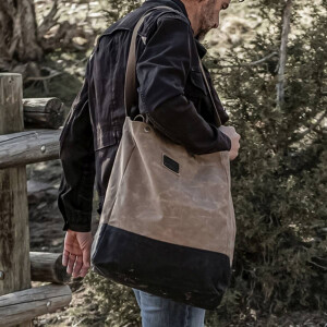 Shopper XL "Neelum" Canvas khaki