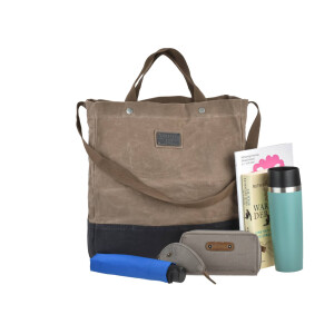 Shopper XL "Neelum" Canvas khaki