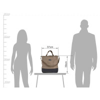 Shopper XL "Neelum" Canvas khaki