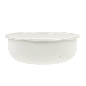Emaille Geschirrset Vintage – 8-teilig für 2 Personen (Rolled Emaille)