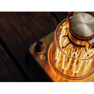 Retro-Lampe „Block Tower“ LED – Vintage-Design & Akku-Power