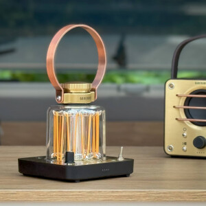 Retro-Lampe „Block Tower“ LED –...
