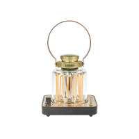 Retro-Lampe „Block Tower“ LED – Vintage-Design & Akku-Power