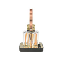 Retro-Lampe „Block Tower“ LED – Vintage-Design & Akku-Power