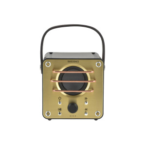 Bluetooth-Lautsprecher „Block Tower“ – Satter Sound im Vintage-Design