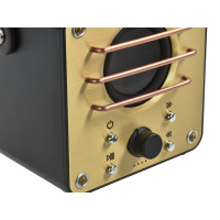 Bluetooth-Lautsprecher „Block Tower“ – Satter Sound im Vintage-Design