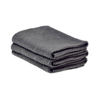 Baumwoll-Spültuch Set „Diish“ (3er-Set) – gestrickt & mikroplastikfrei anthrazit