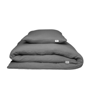 Musselin-Bettwäsche Set (Bio-Baumwolle) – 135x200 cm