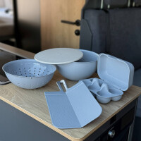 Küchenhelfer Set "Aarhus" 5-teilig blau (flower blue)