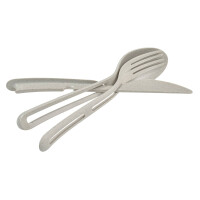Geschirrset "Skagen" 10-teilig für 2 Personen desert sand mit flower blue