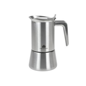 Edelstahl Espressokocher 300ml für 6 Tassen Espresso