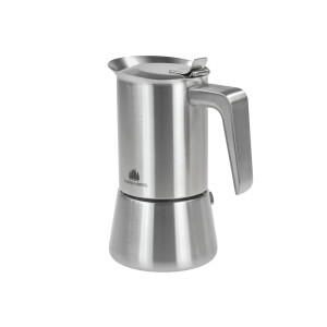 Edelstahl-Espressokocher 300ml – Induktionsgeeignet für Camper & Vanlife