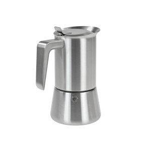 Edelstahl-Espressokocher 300ml – Induktionsgeeignet für Camper & Vanlife