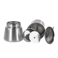 Edelstahl-Espressokocher 300ml – Induktionsgeeignet für Camper & Vanlife