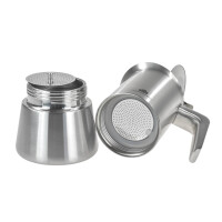Edelstahl-Espressokocher 300ml – Induktionsgeeignet für Camper & Vanlife