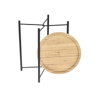 Beistelltisch Urban Outdoor (36 cm) – Klappbar mit abnehmbarem Bambus-Tablett