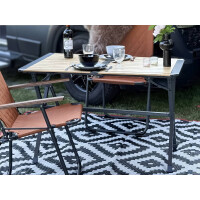 Bambus Camping Tisch Urban – 111x72cm – Faltbar
