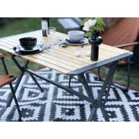 Bambus Camping Tisch Urban – 111x72cm – Faltbar