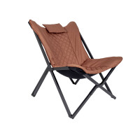 Relaxsessel Chill – Faltbarer Campingsessel in Rusty Terracotta (Industrial Design)