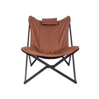 Relaxsessel Chill – Faltbarer Campingsessel in Rusty Terracotta (Industrial Design)