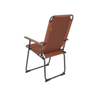 Klappstuhl Sun – Extra breiter Campingstuhl mit Bambus-Armlehnen (Industrial Design)