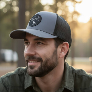 Trucker Cap "Hannes Camper" grey-black