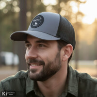 Trucker Cap "Hannes Camper" grey-black