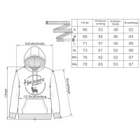 Herren Hoddie "Hannes Camper" iceblue