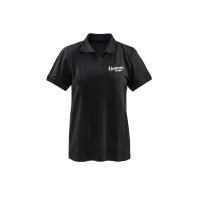 Damen Poloshirt "Hannes Camper" black