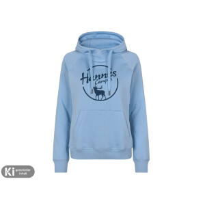 Damen Hoddie "Hannes Camper" iceblue M