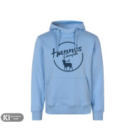 Herren Hoddie "Hannes Camper" iceblue L