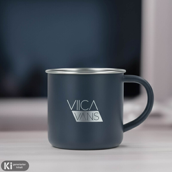 Recycling Edelstahl Tasse "VIICA VANS"