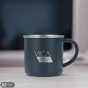 Recycling Edelstahl Tasse "VIICA VANS"