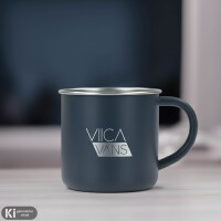 Recycling Edelstahl Tasse "VIICA VANS"
