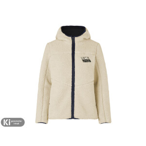 Damen Teddyfleece-Jacke "VIICA VANS" offwhite