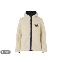 Damen Teddyfleece-Jacke "VIICA VANS" offwhite