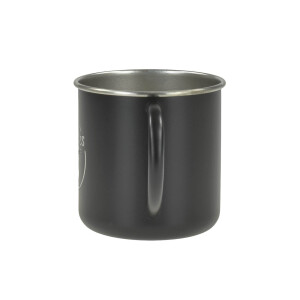 Recycling Edelstahl Tasse "Hannes Camper"