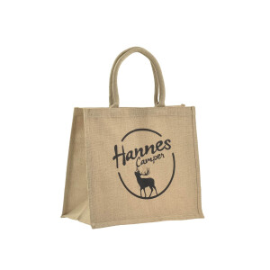 Jute ShoppingBag "Hannes Camper" – Natur...
