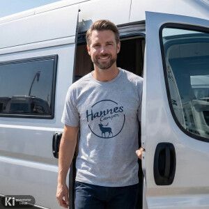 Herren Rundhals T-Shirt Basic "Hannes Camper"...