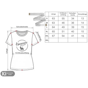 Damen Rundhals T-Shirt Basic "Hannes Camper" heather grey